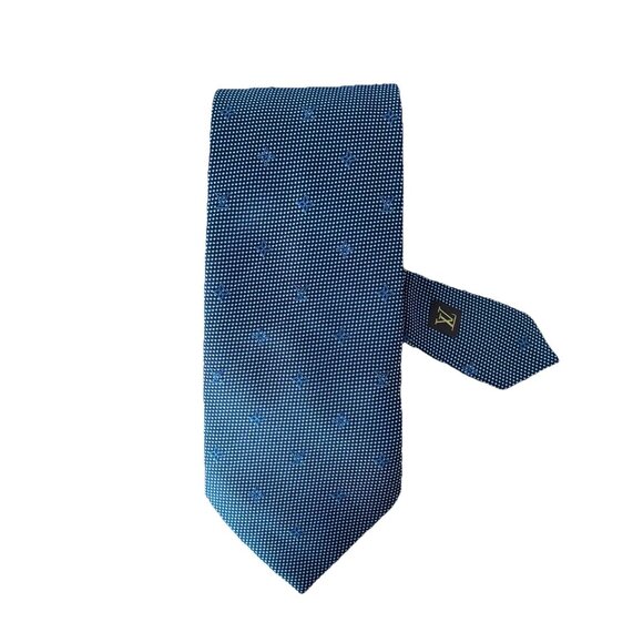 LOUIS VUITTON Men’s Tie 100% Silk AUTHENTIC Old Money Quiet Luxury Preppy*NO BOX - Picture 1 of 16